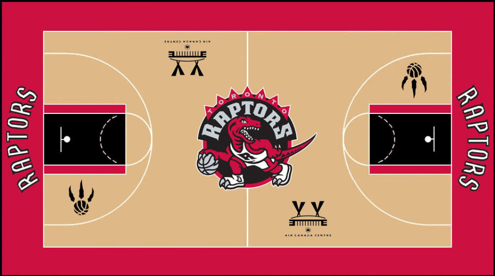 Toronto Raptors Court Graphics Wallpaper Pictures For