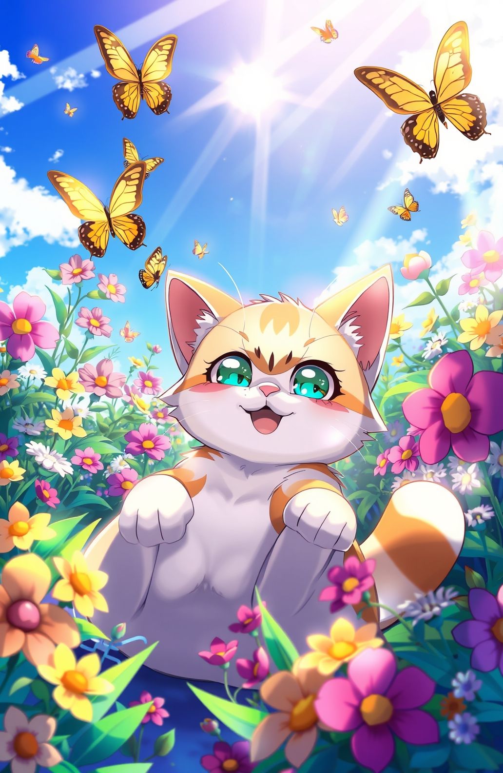 Anime Cat Wallpaper