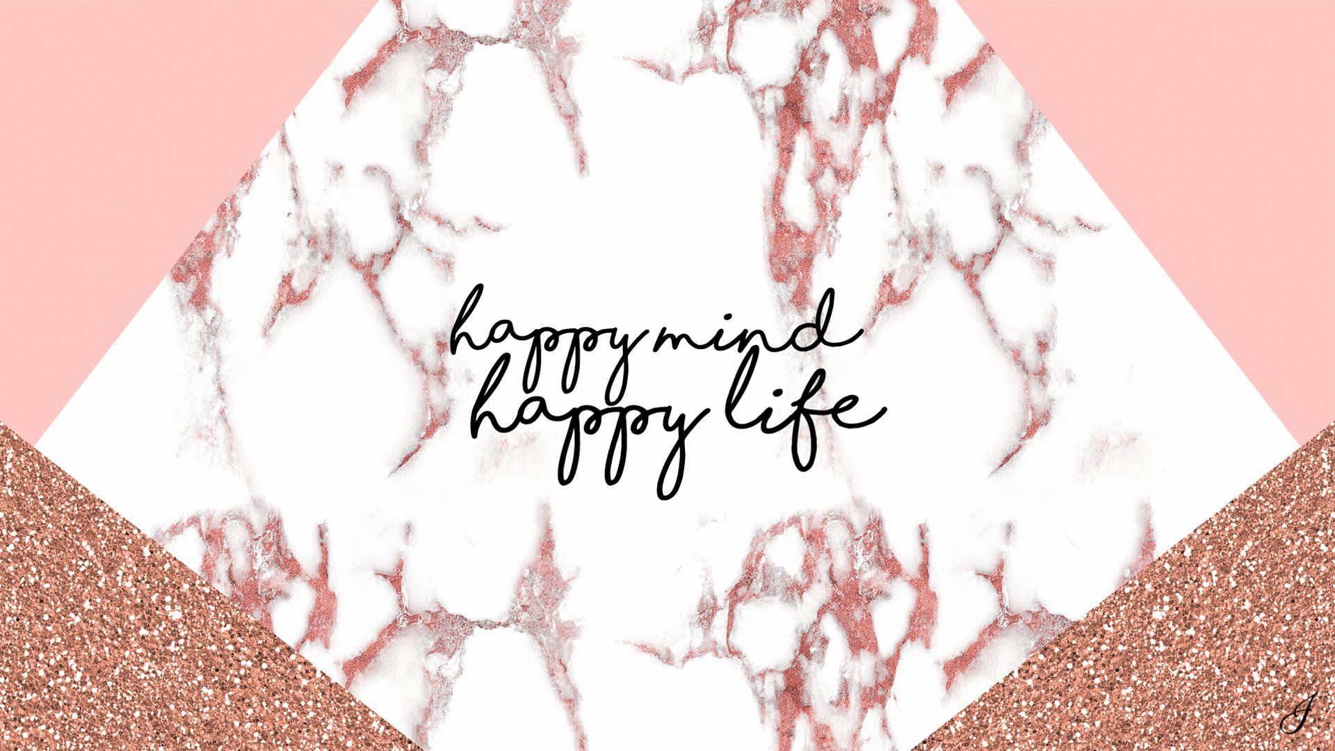 Rose Gold Desktop Wallpaper