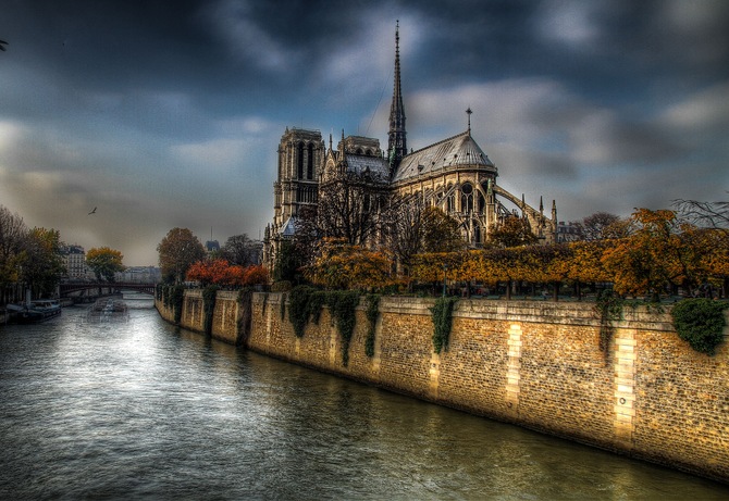 Wallpaper Notre Dame Paris World Picsfab