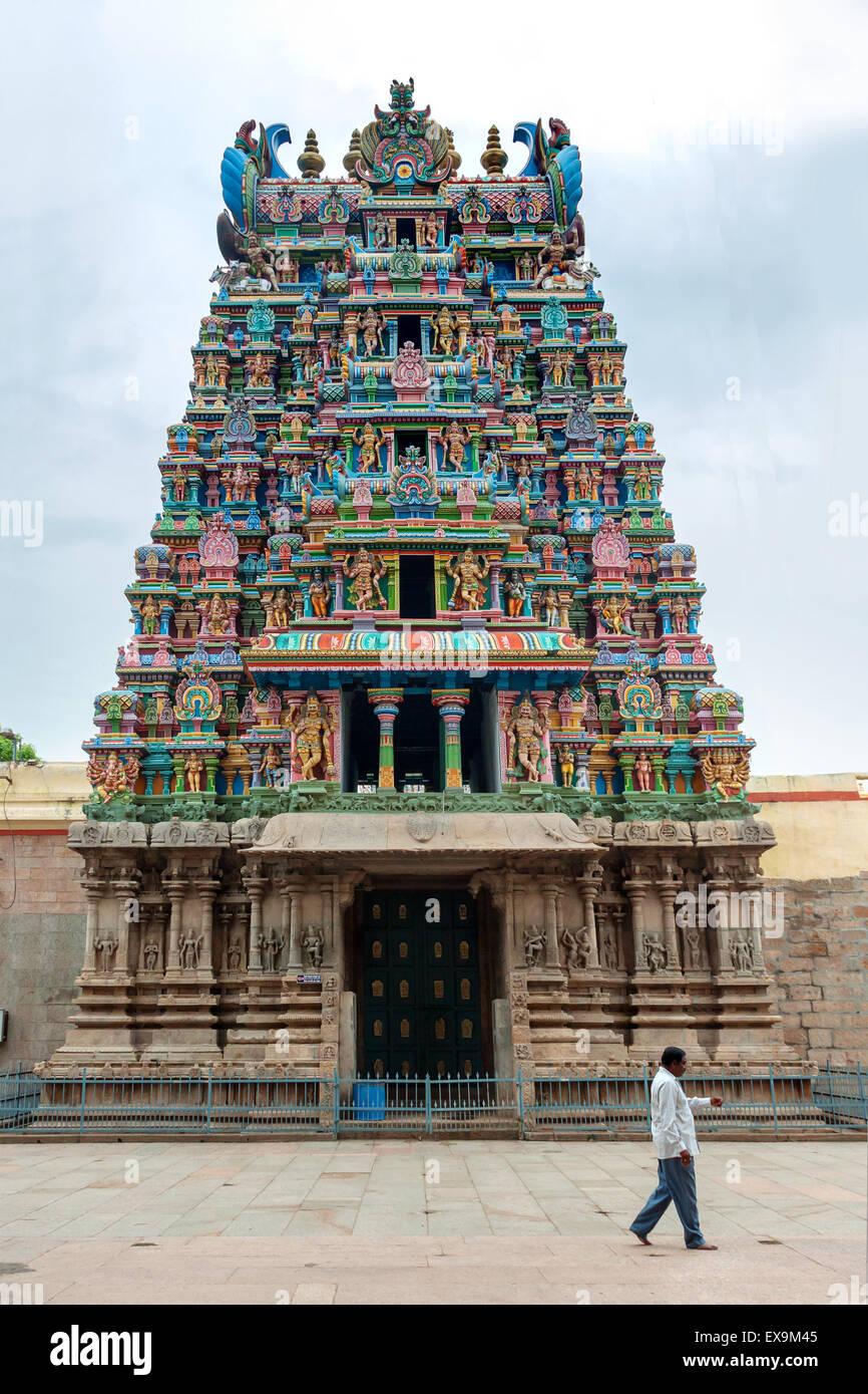 Madurai meenakshi amman temple hi res stock photography and images
