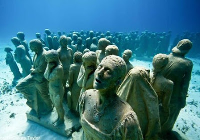World S First Underwater Sculpture Park By Jason Decaires