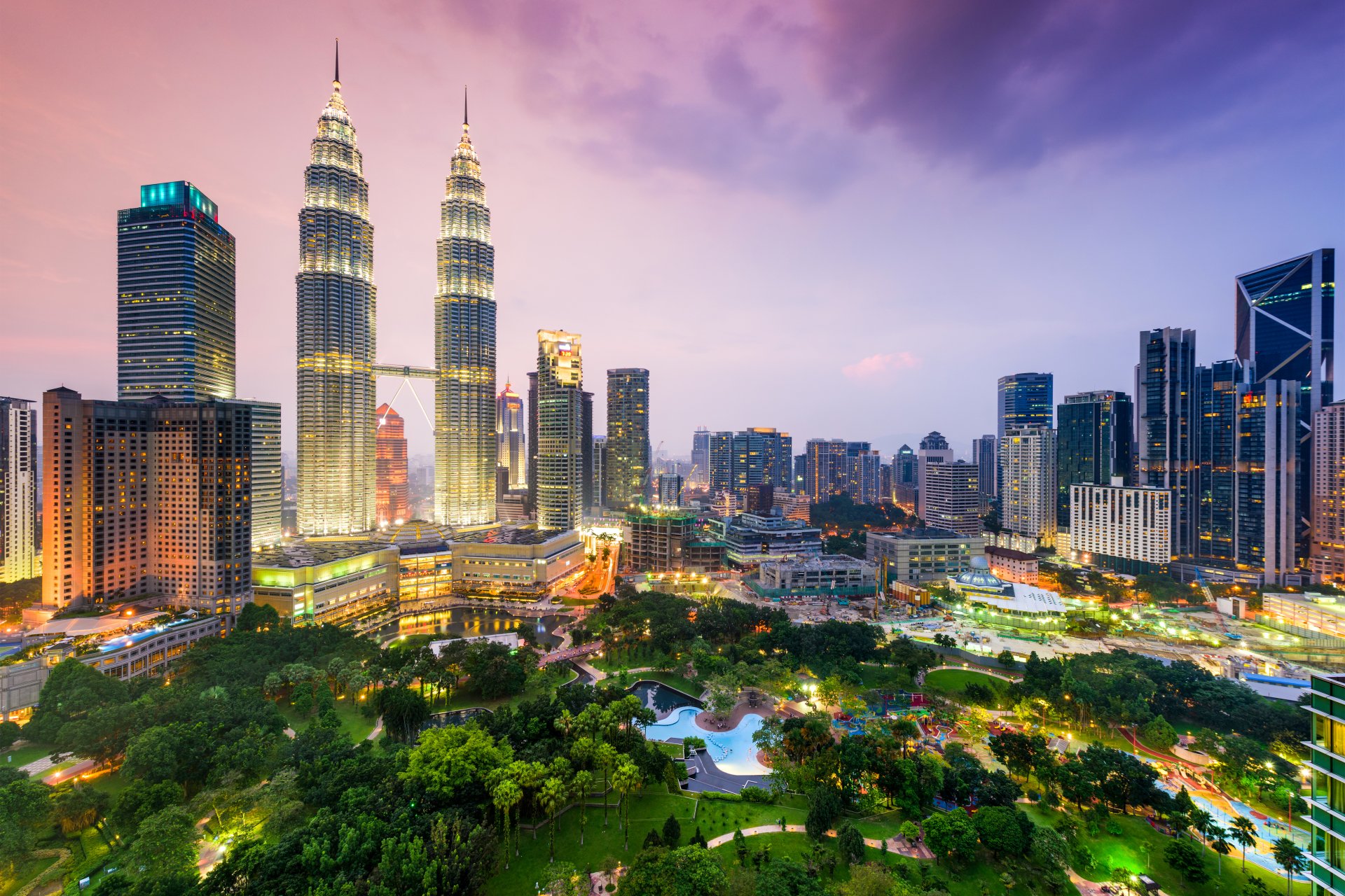 Kuala Lumpur In Malaysia At Dusk 5k Retina Ultra HD