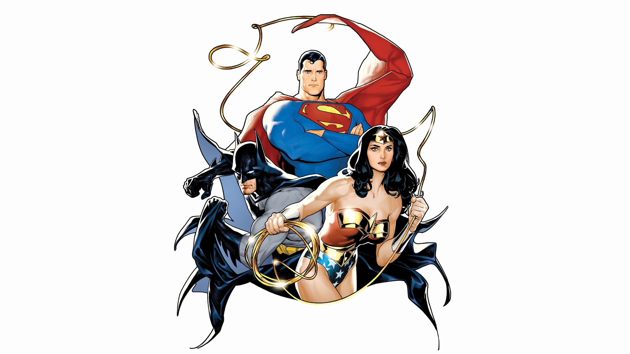 Batman Wonder Woman Superman Wallpaper