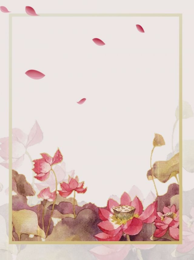 Archaic Ink Lotus Background Graphic Design Templates