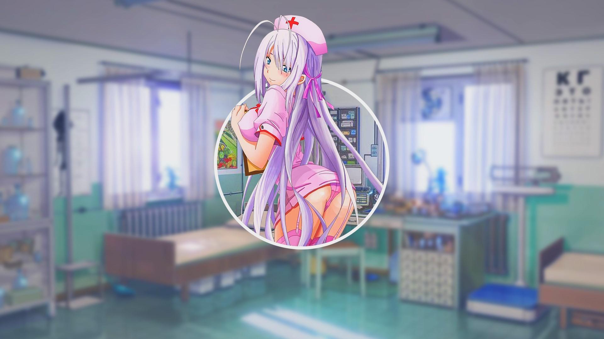Wallpaper ID 151304 anime anime girls ass nurse outfit