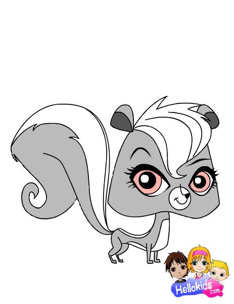 Littlest Pet Shop On The Hub images Pepper coloring page wallpaper and 463x600