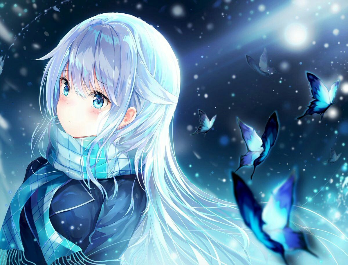 Cute Winter Anime Girl Posted By Zoey Walker