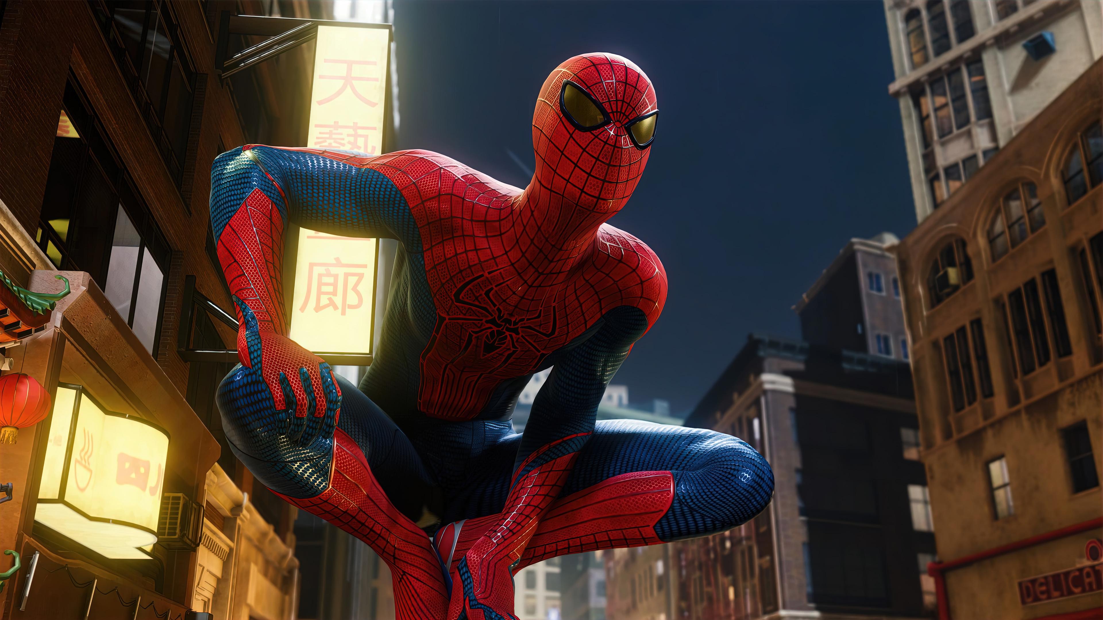 Spider Man Remastered Ps4 Peter Parker HD 4k Wallpaper