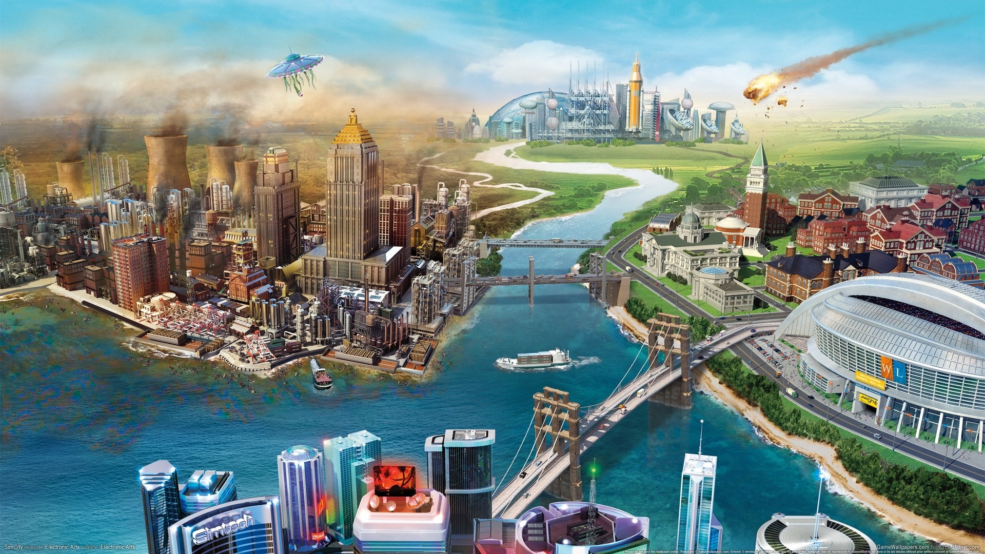 My Sims City Wallpaper Simcity Full HD 2k