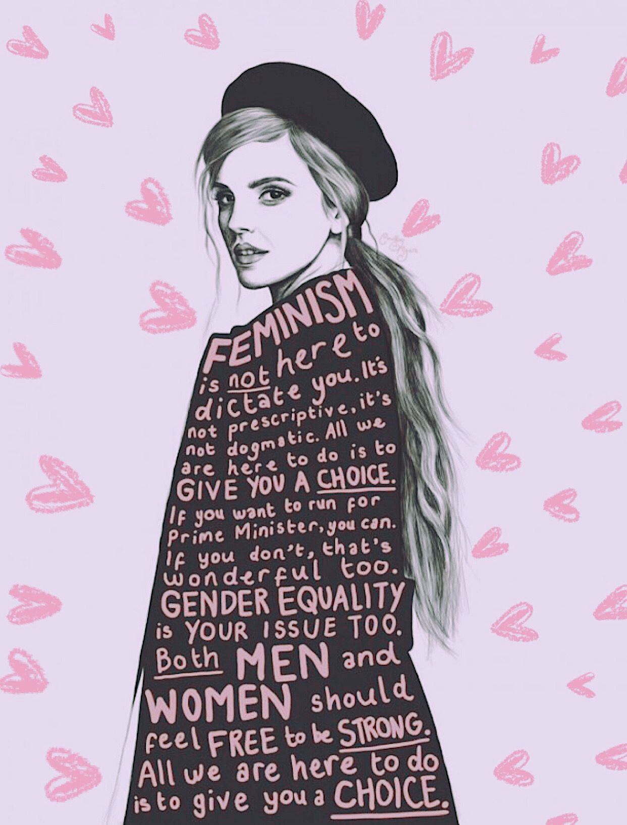 Feminist Wallpaper Top Background