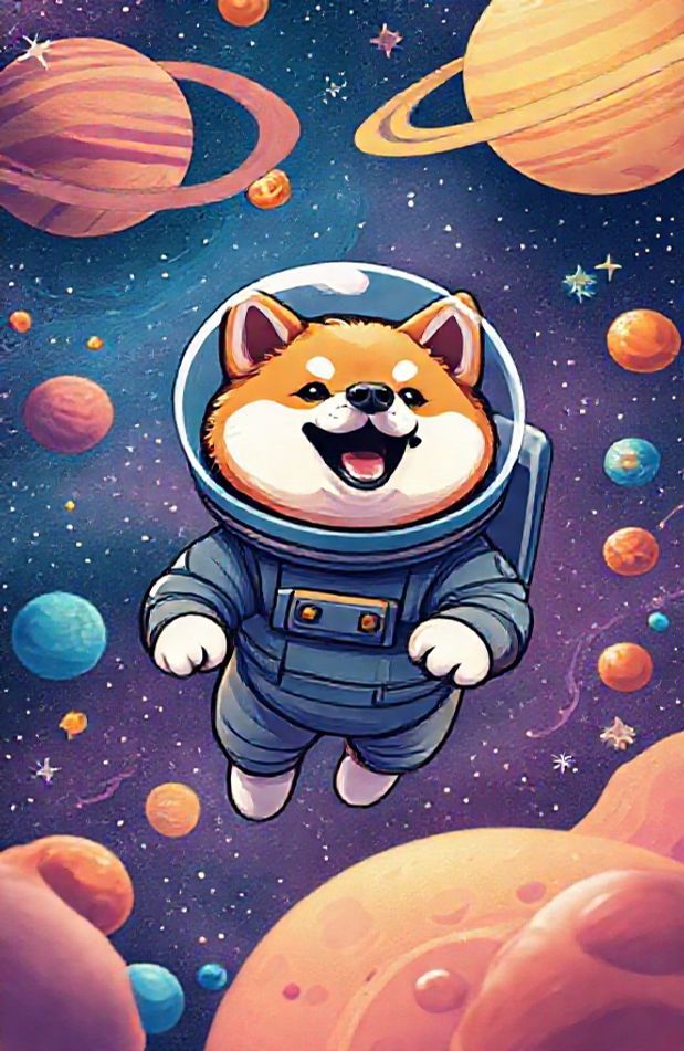 Doge Space Wallpaper