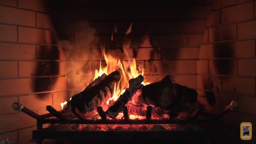 Screenshot Fireplace Magic HD Cozy Virtual Fire Tranquil