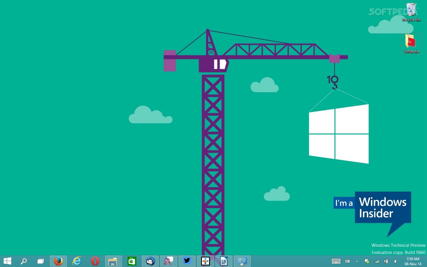 Microsoft Windows 10 Wallpaper for Pinterest