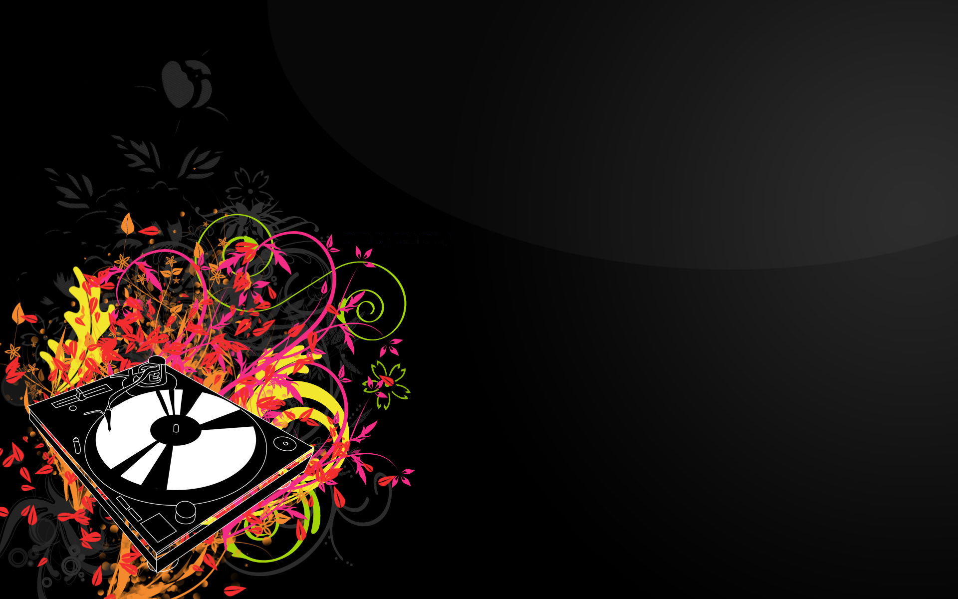 Abstract Music Wallpaper