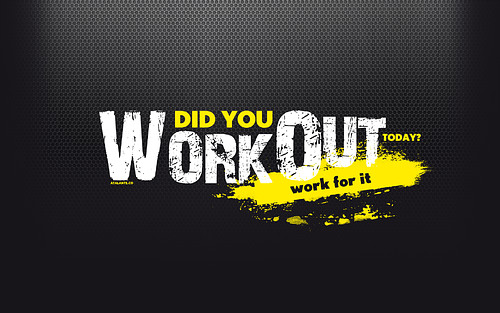 Exercise Fitness Motivational Wallpaper