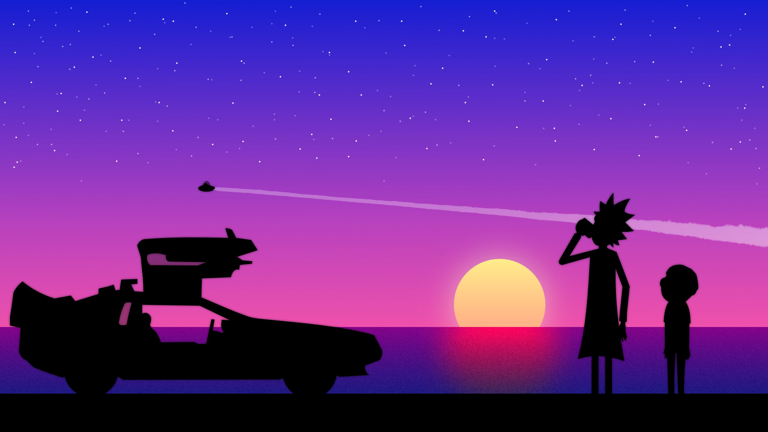 Sunset Morty HD Wallpaper