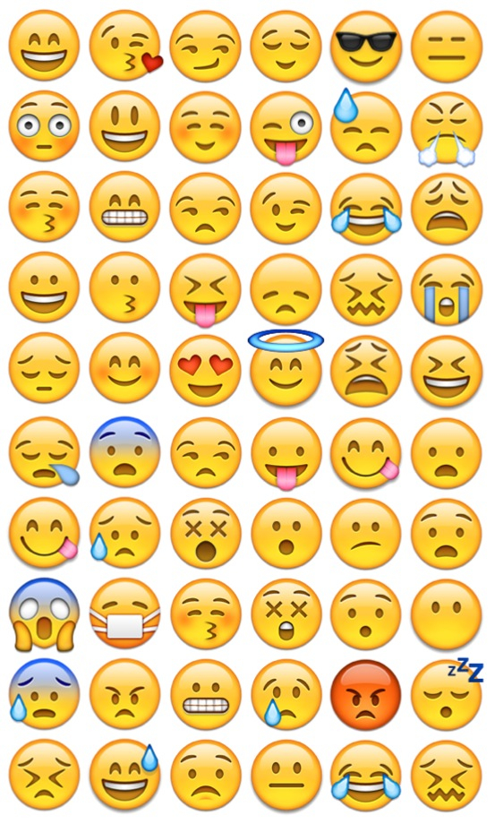 iPhone Emoji Faces Background Cool Face