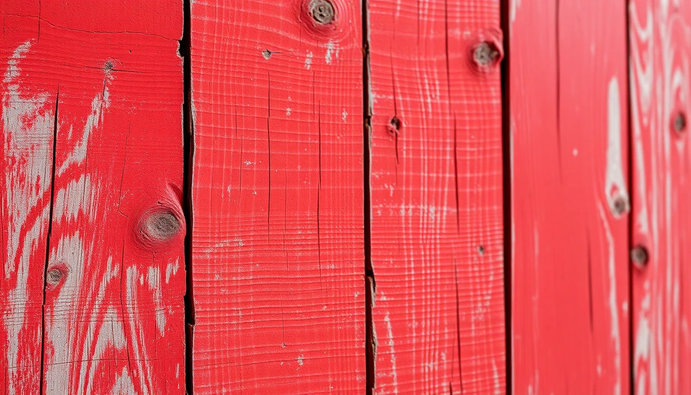 Red Barnwood Wallpaper