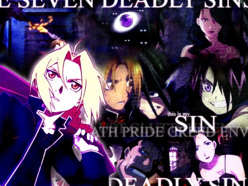 Wallpaper Fullmetal Alchemist The Seven Deadly Sins