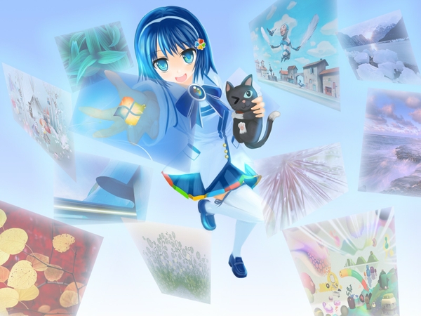 Windows Anime Girls Wallpaper Microsoft
