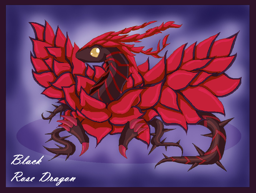 Chibi Black Rose Dragon By Phuijl