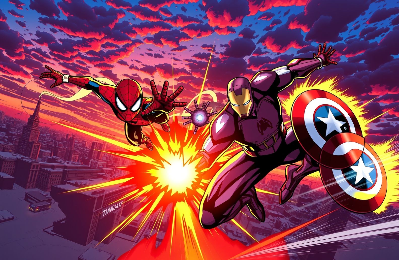 Marvel Dual Monitor Wallpaper