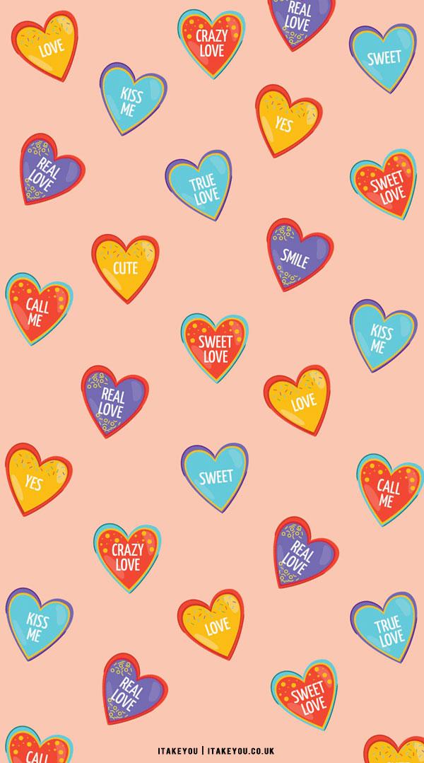 Cute Valentine S Day Wallpaper Ideas Colourful Hearts I Take