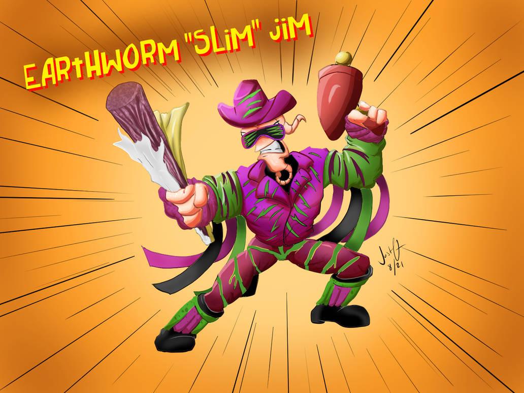 Earthworm Slim Jim By Jcutsart
