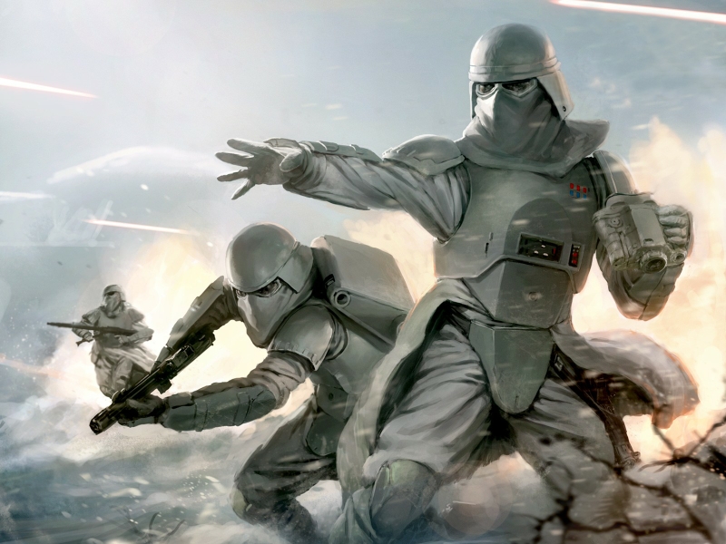 Star Wars Stormtroopers Fantasy Art Hoth Artwork Wallpaper