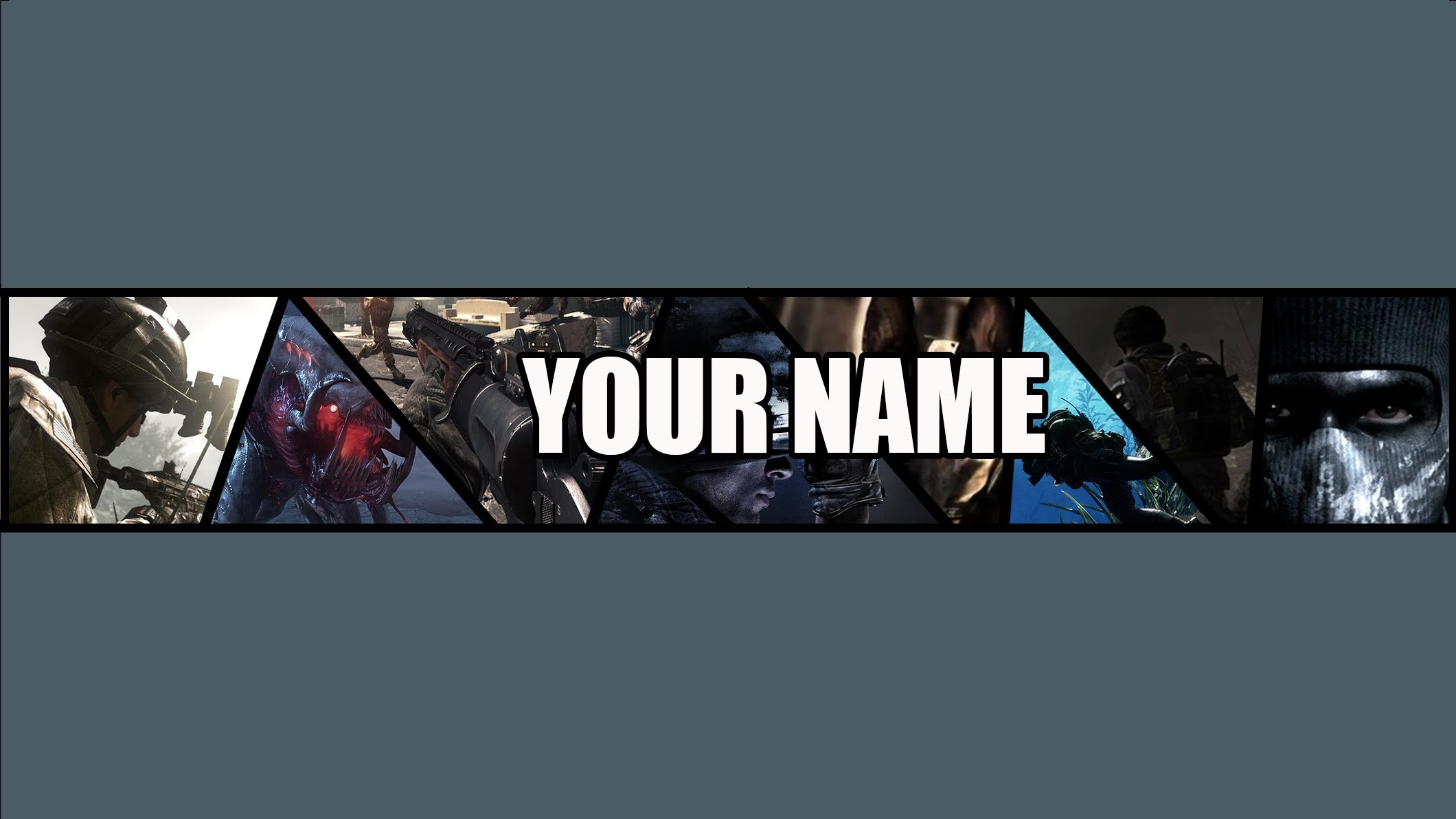 FREE Call of Duty Ghosts Banner Template BY ME