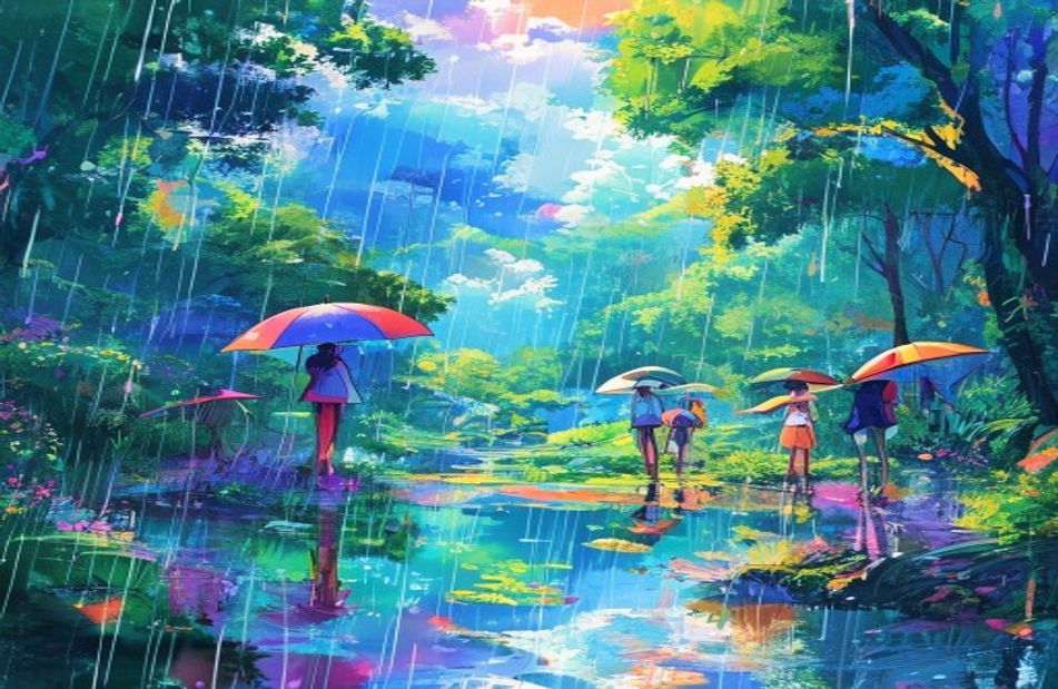 Anime Rain Wallpaper