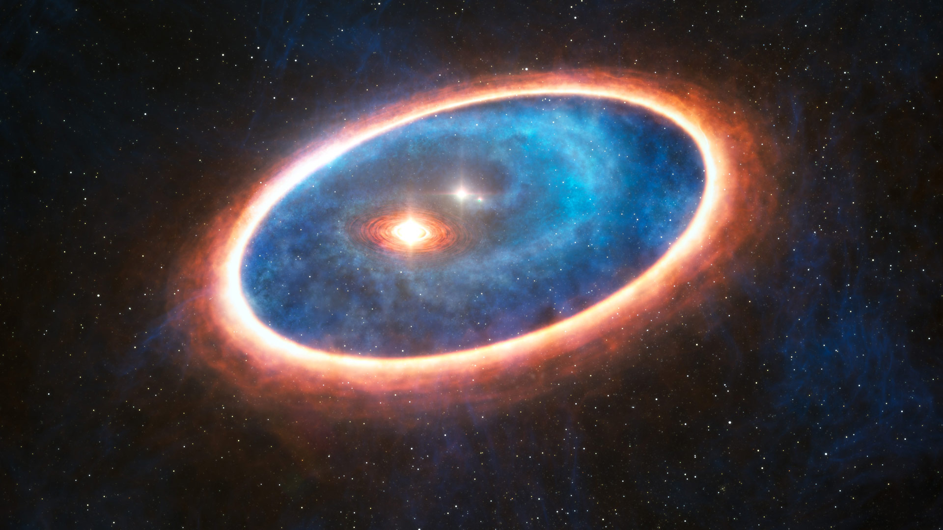 Alma Reveals Pla Forming Lifeline In Binary Star System Gg Tau A
