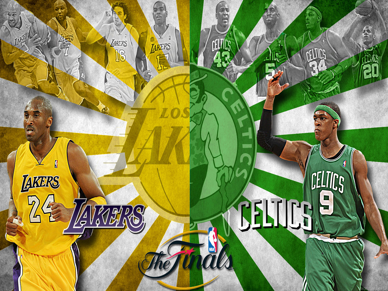 Nba Wallpaper Lakers Vs Celtics Finals