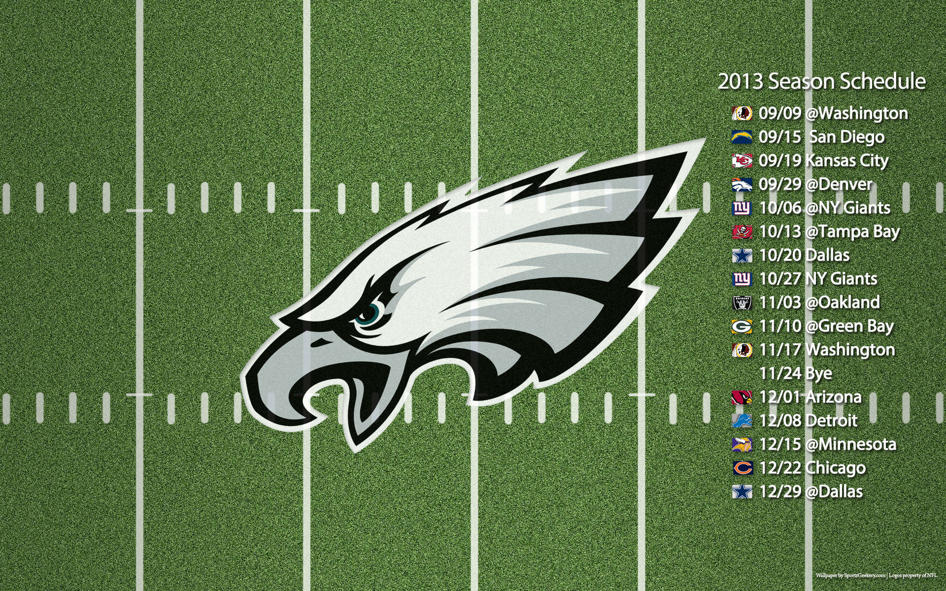 Philadelphia Eagles Schedule Wallpaper