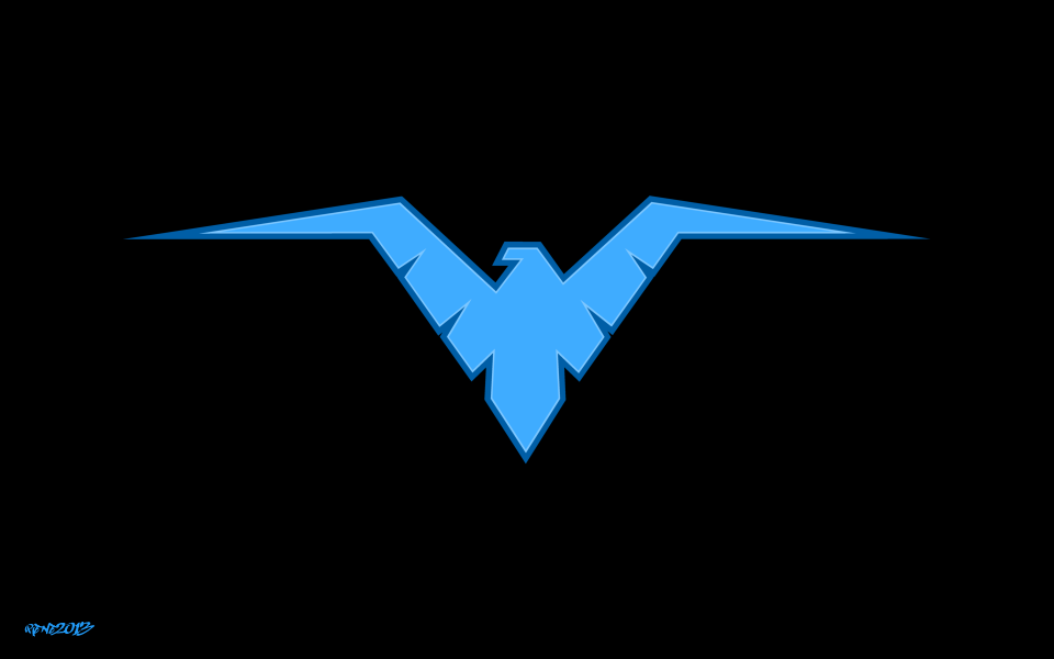Nightwing Logo Vector By Elclon