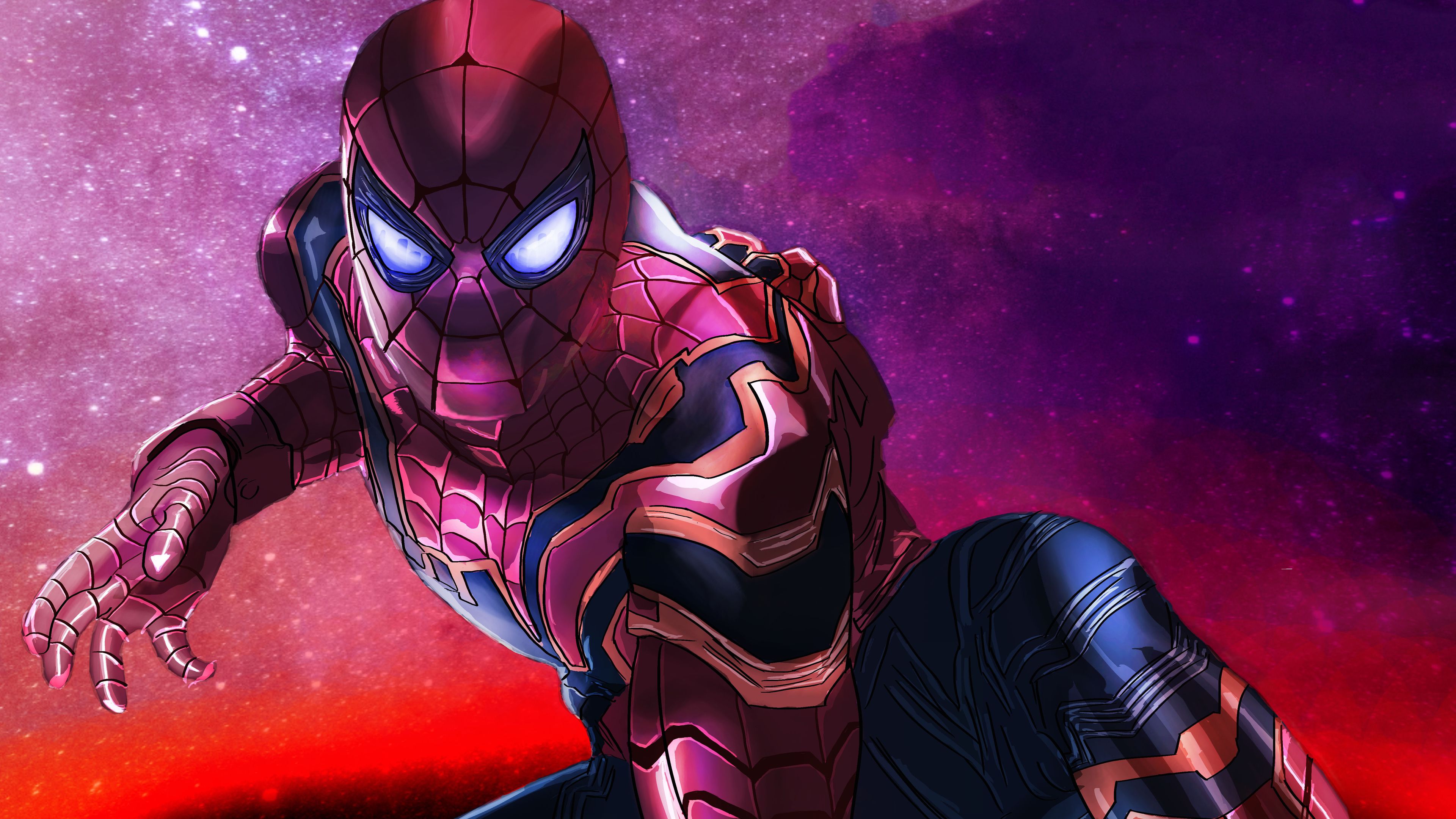 Spiderman 4k Avengers Infinity War superheroes wallpapers