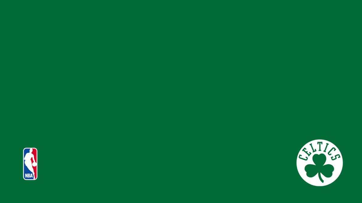Boston Celtics Logo Nba Team On The Corner Wallpaper With