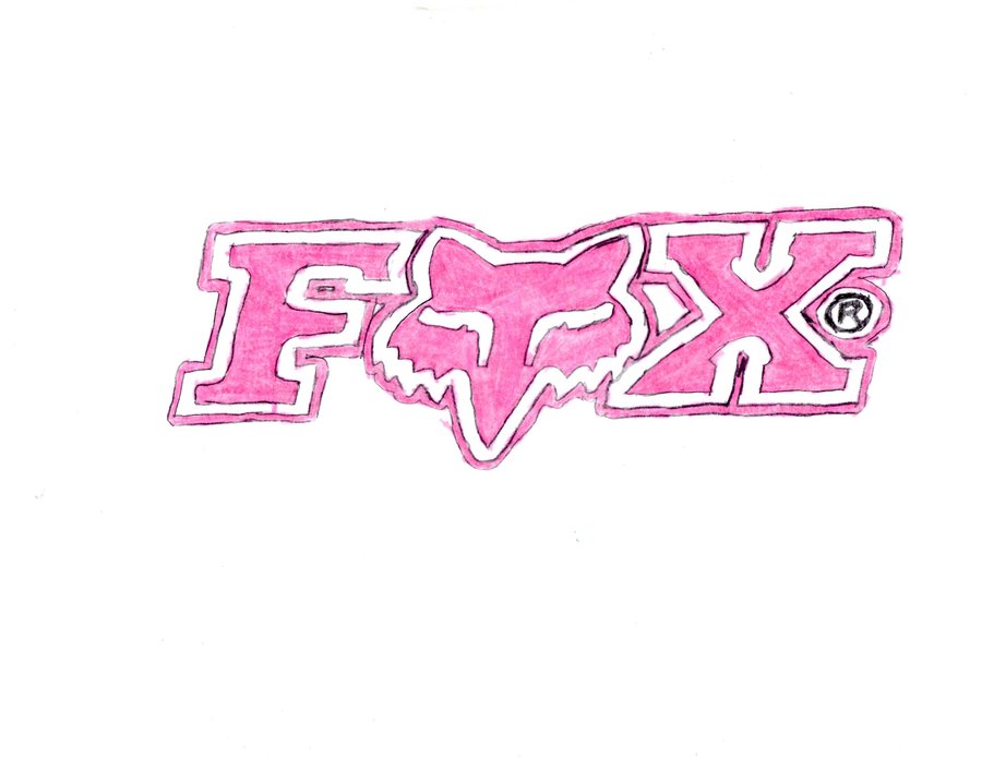 Fox Logo Pink Wolfspiritofrain