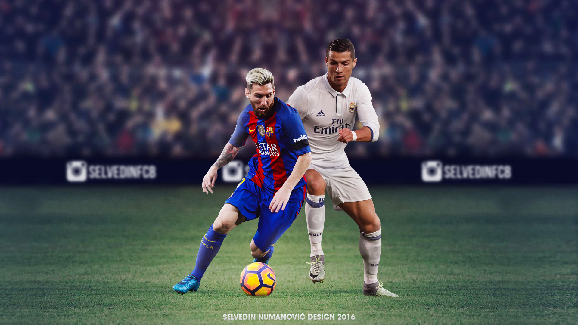 Messi Vs Ronaldo HD Wallpaper By Selvedinfcb