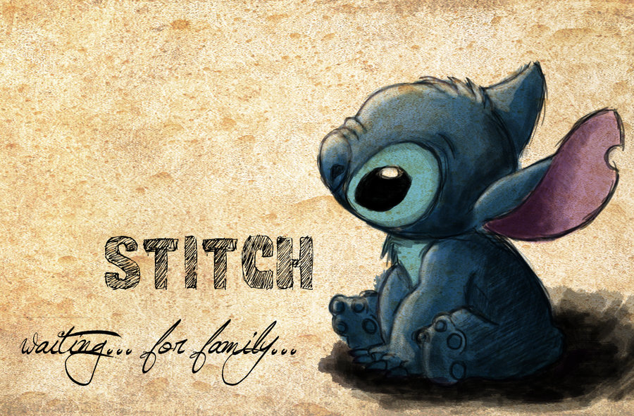Stitch Waiting For Family By Vivsters