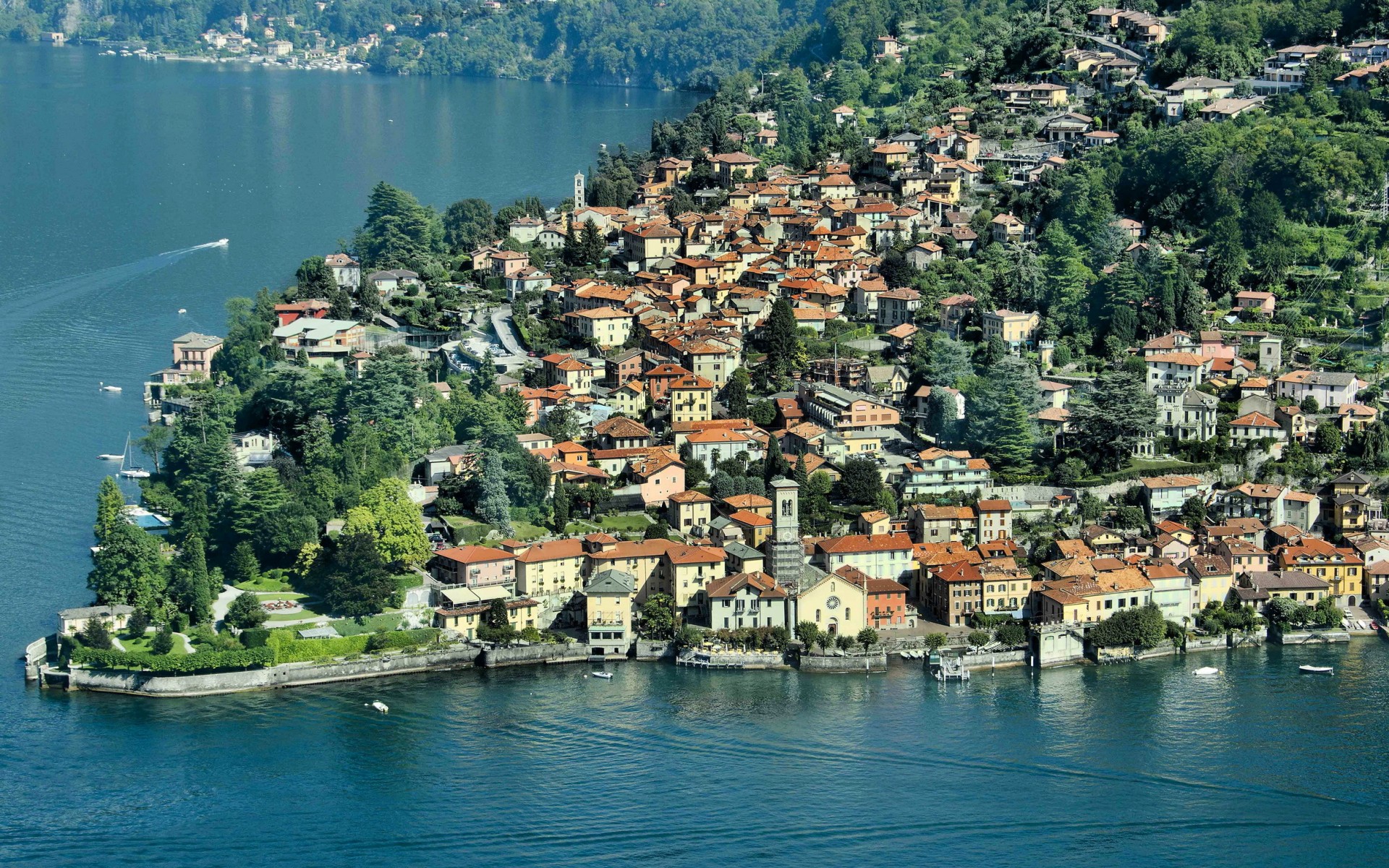 Lake Como Wallpaper Wallpapersafari