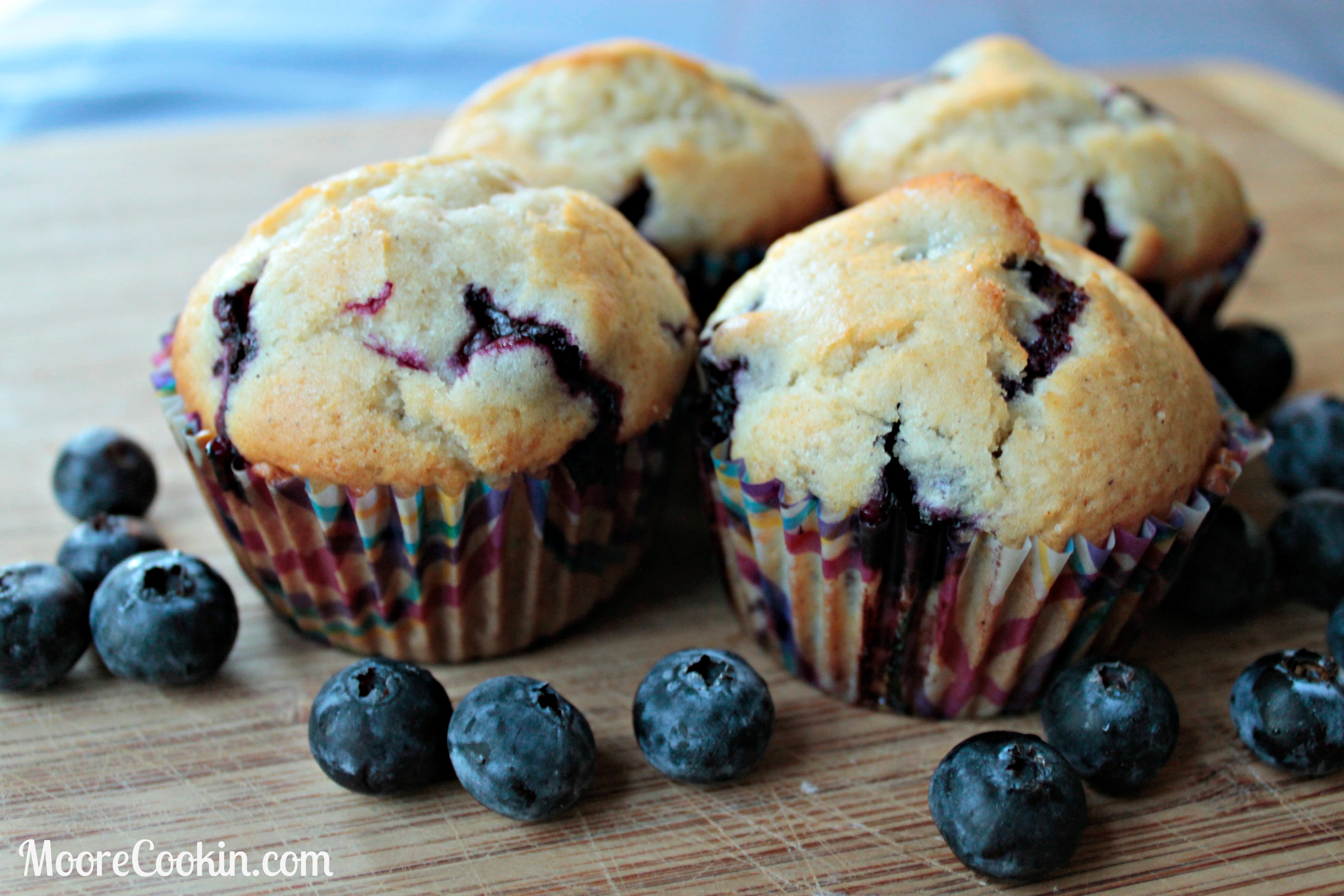 Classic Blueberry Muffins There S Always Moore Cookin