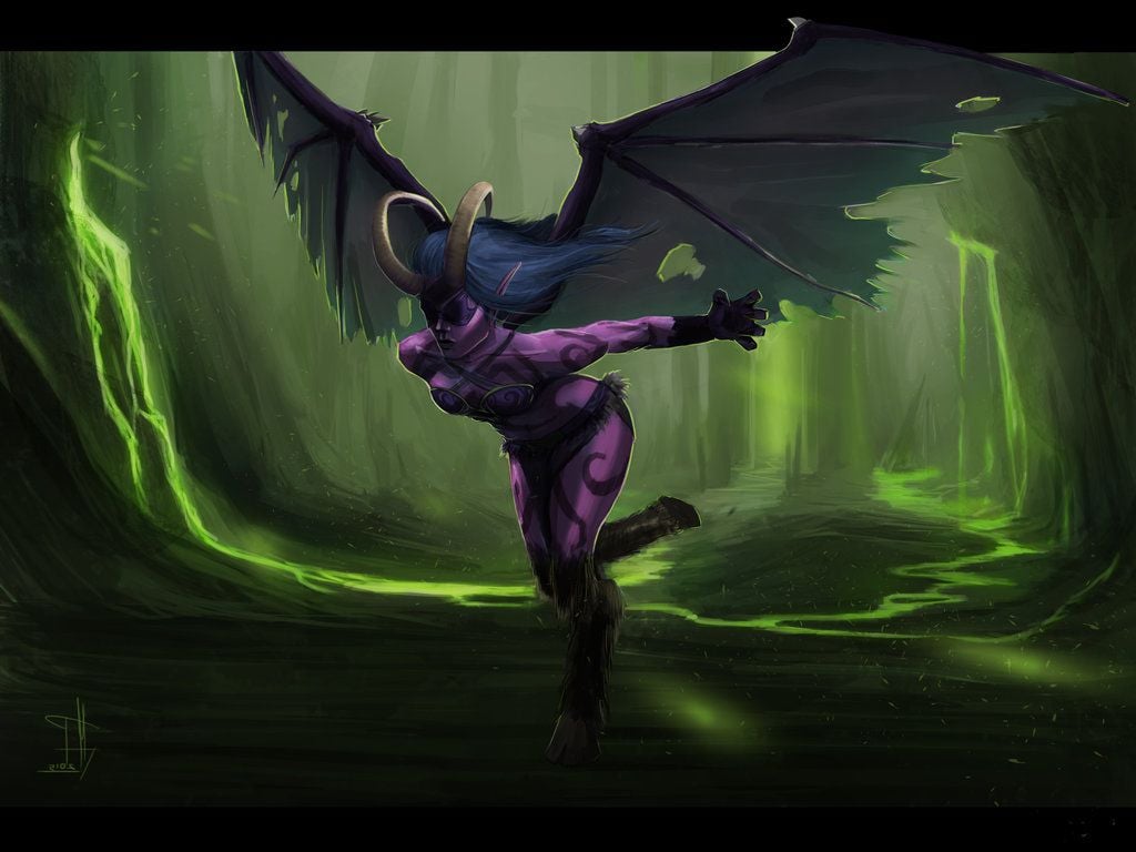 World Of Warcraft Legion Demon Hunter Wallpaper HD