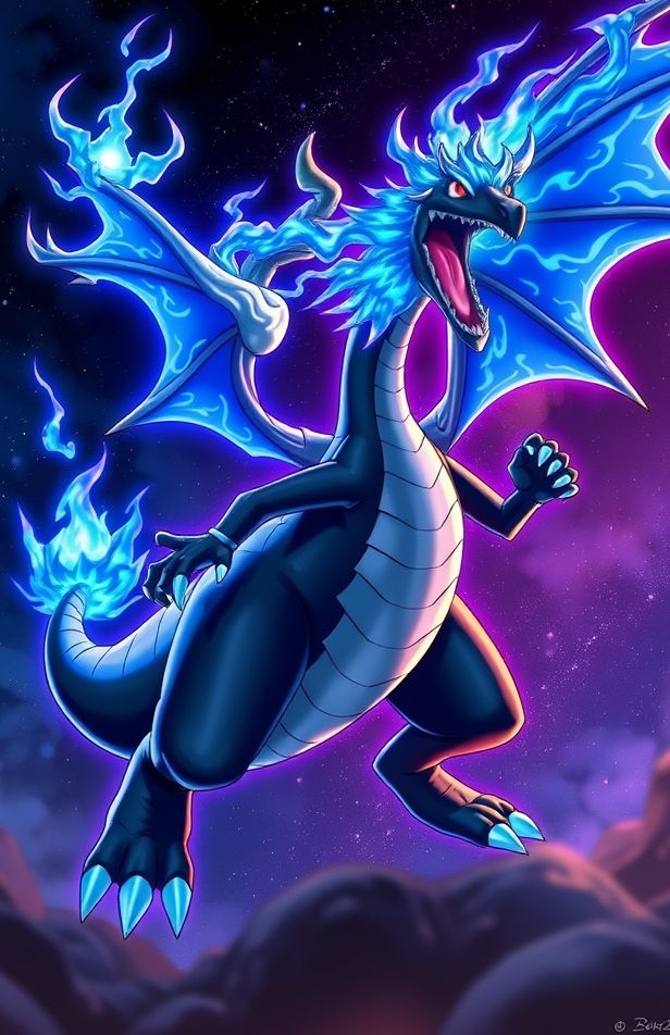 Pokemon Mega Charizard X Wallpaper