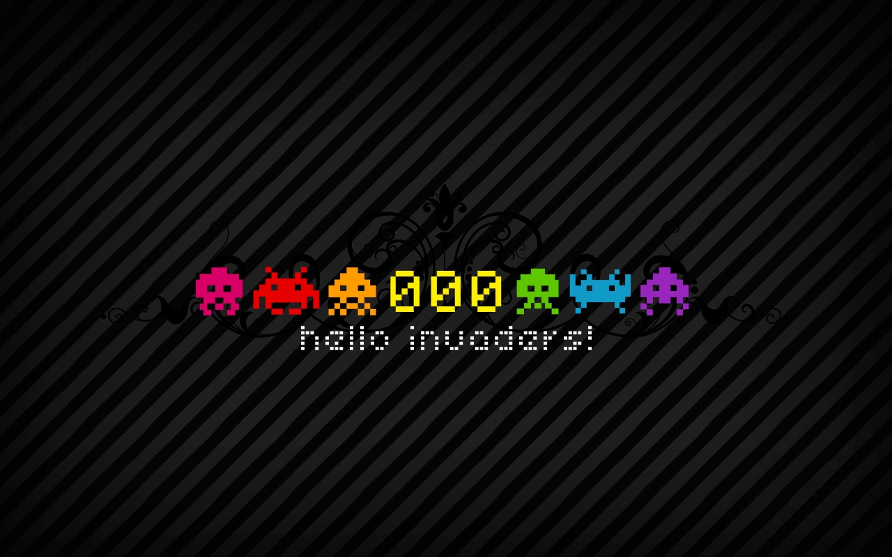 Space Invaders Wallpaper Desktop Background