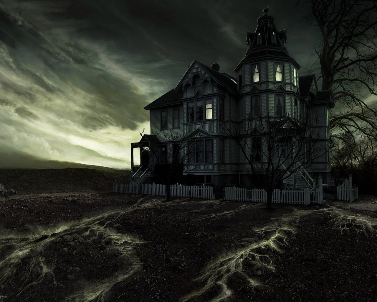 Dark Gothic House Wallpaper Pictures Photos And Background