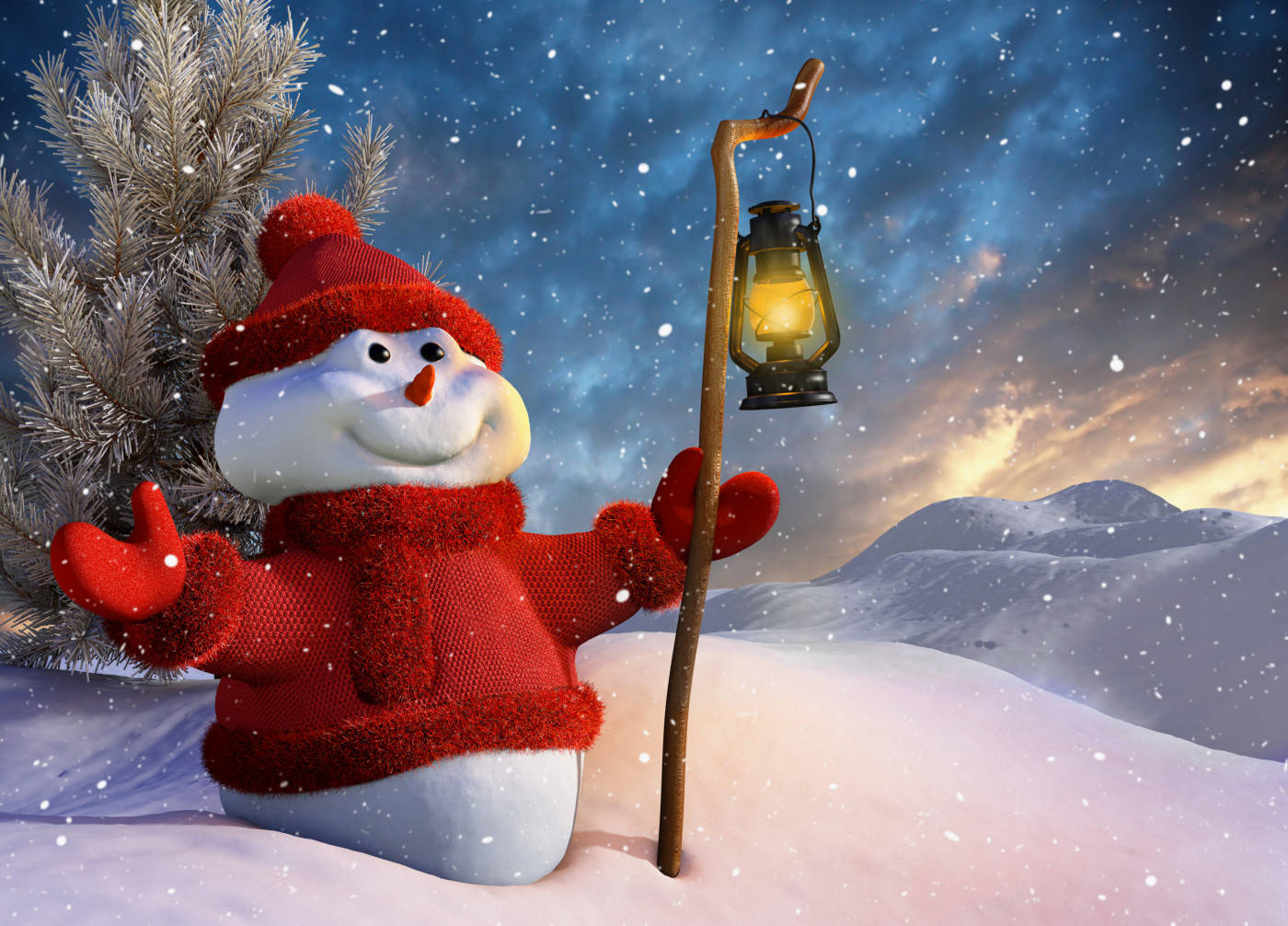 Embrace The Winter Charm Wallpaper