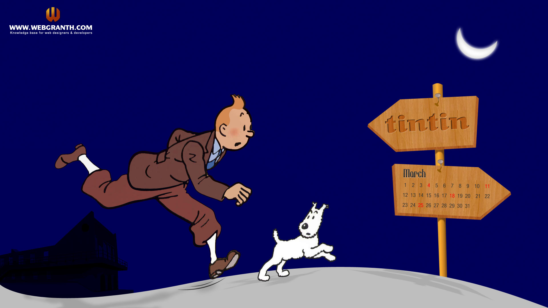 Tintin Cartoon Wallpaper For Your