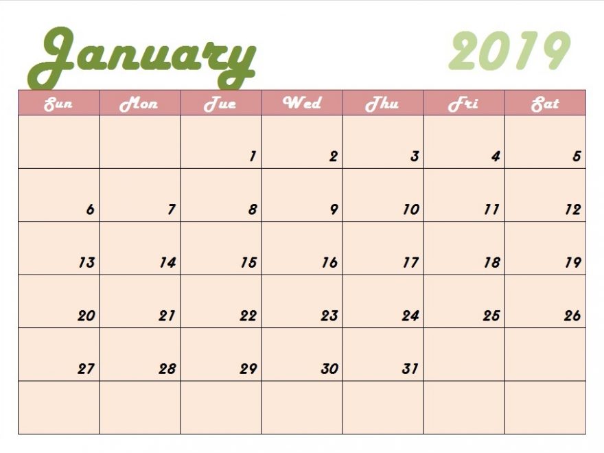 Cute January Calendar Floral Wallpaper Flower Image Designs